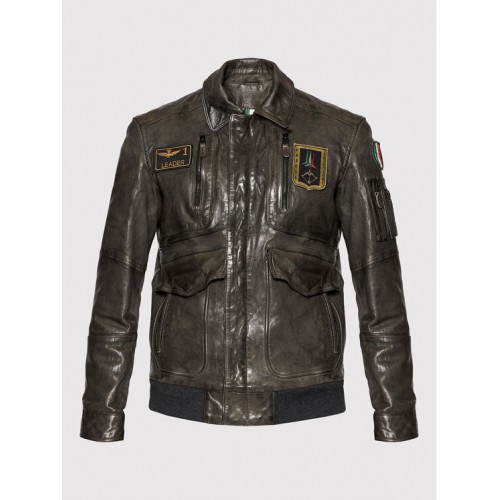 Frecce Tricolori Pilot leather jacket