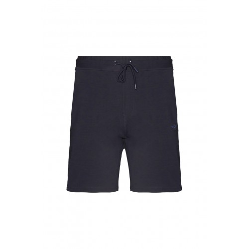 Basic stretch fleece Bermuda shorts