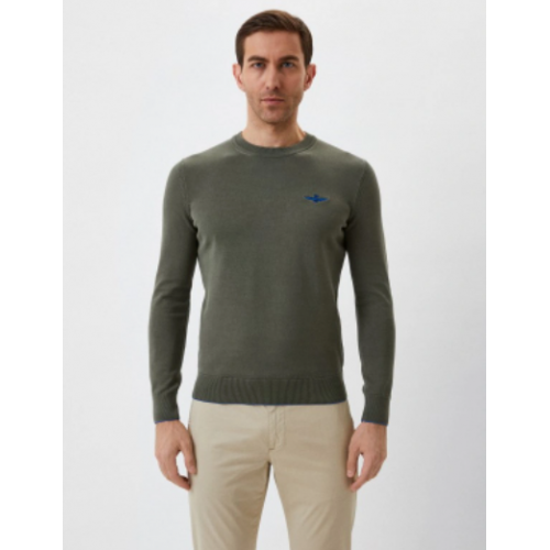 Basic cotton crewneck sweater