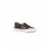 Slip-on shoe in camouflage canvas