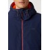Padded stretch jacket with hood
