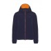 Padded stretch jacket with hood