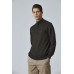 Half zip pullover in merino wool