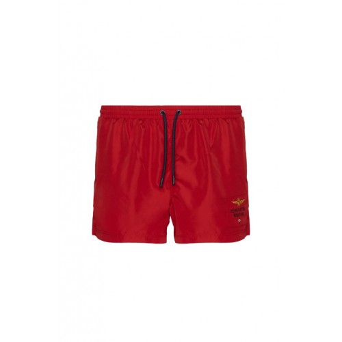 Basic swimming trunks w/ logo embroidery