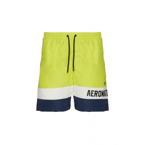 AM color block swimming trunks