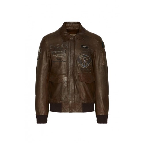 15th Wing leather jacket