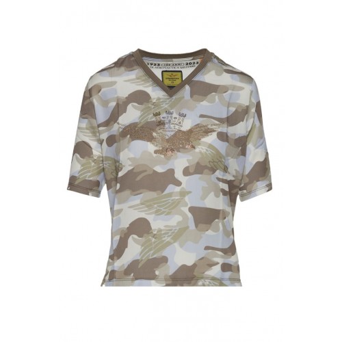 Tencel camouflage t-shirt